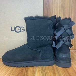 UGG Women's Boots BAILEY BOW II Boots 1016225, Black , Sizes 7 8